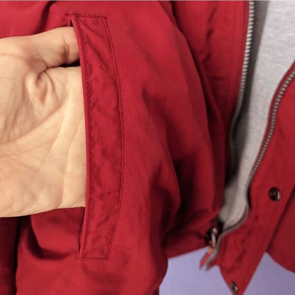 VTG 2008 NASCAR Daytona 500 Jacket Sweatshirt Windbreaker 2XL Zipper Red Unisex - Picture 8 of 10